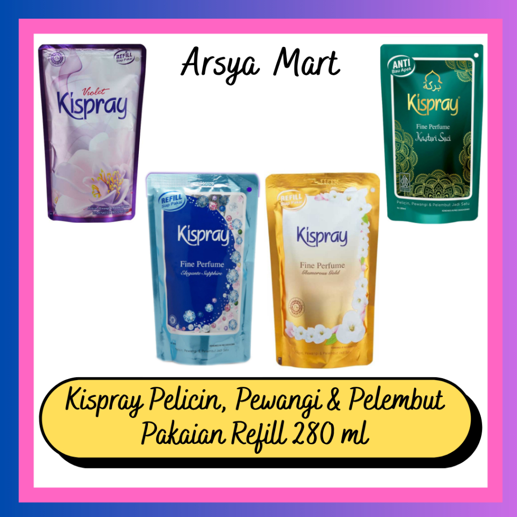Kispray Gold / Kispray Violet / Kasturi / Kispray Fine Perfume Sapphire