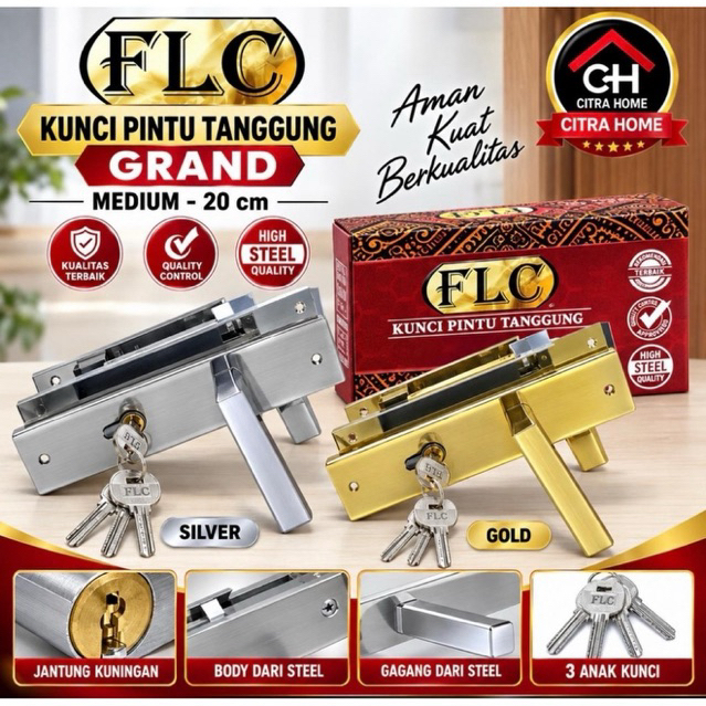 FLC Kunci Pintu Tanggung Grand 20cm