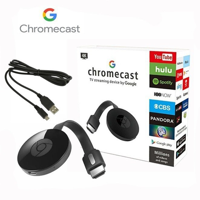 Google Chromecast Ultra 4K Wireless HDMI Display Dongle TV Streaming Media Player Original
