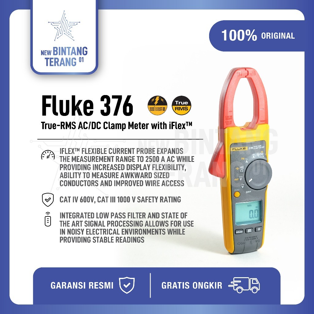 Fluke 376 Tang Amper