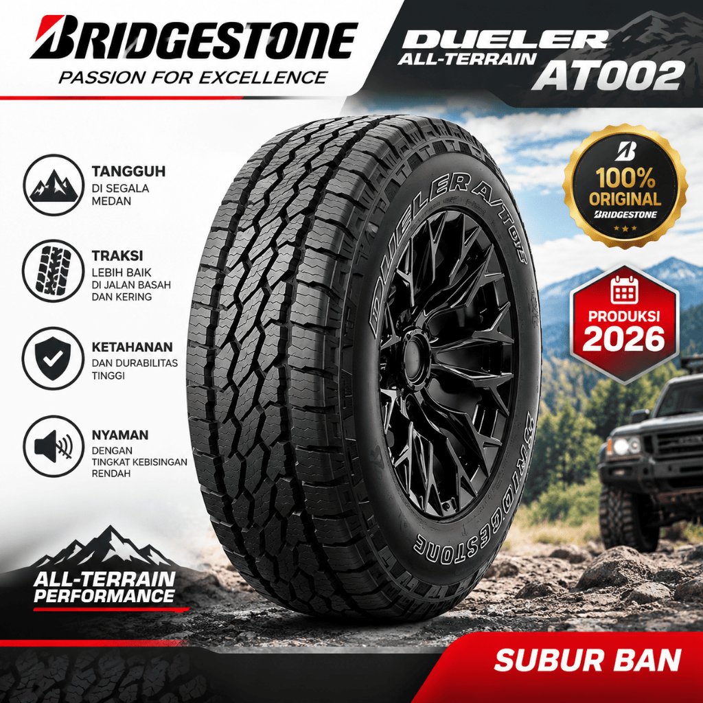 Ban Mobil Bridgestone Dueler AT002 265/60 R18 Fortuner  Pajero Sport