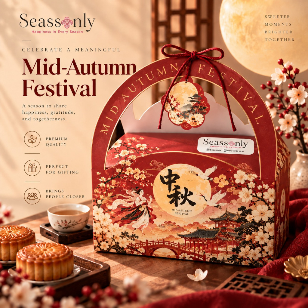 PALACE BOX MOONCAKE ISI 2 | HAMPERS MOONCAKE PREMIUM ISI 2| MOONCAKE ISI 2 BERAGAM VARIAN | PREMIUM 