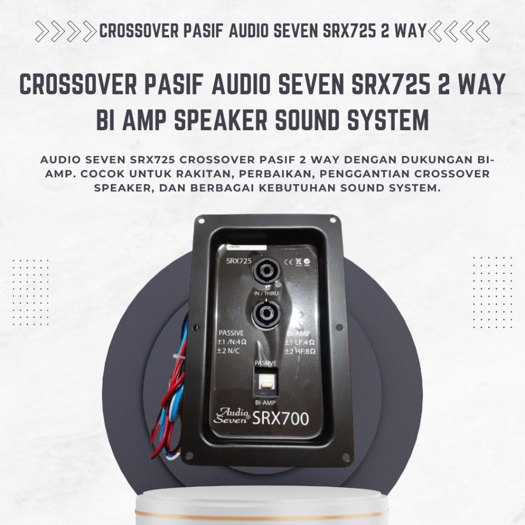 Crossover pasif AUDIO SEVEN SRX-725