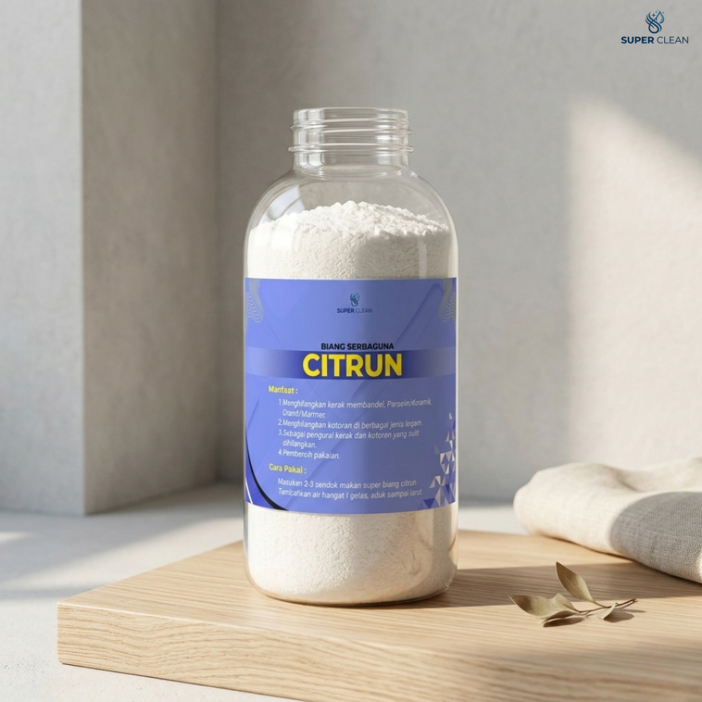 Biang Sitrun 1 Kg / Citrun Acid Pembersih Noda Bandel Pakaian, Pemutih Baju & Kerak Panci