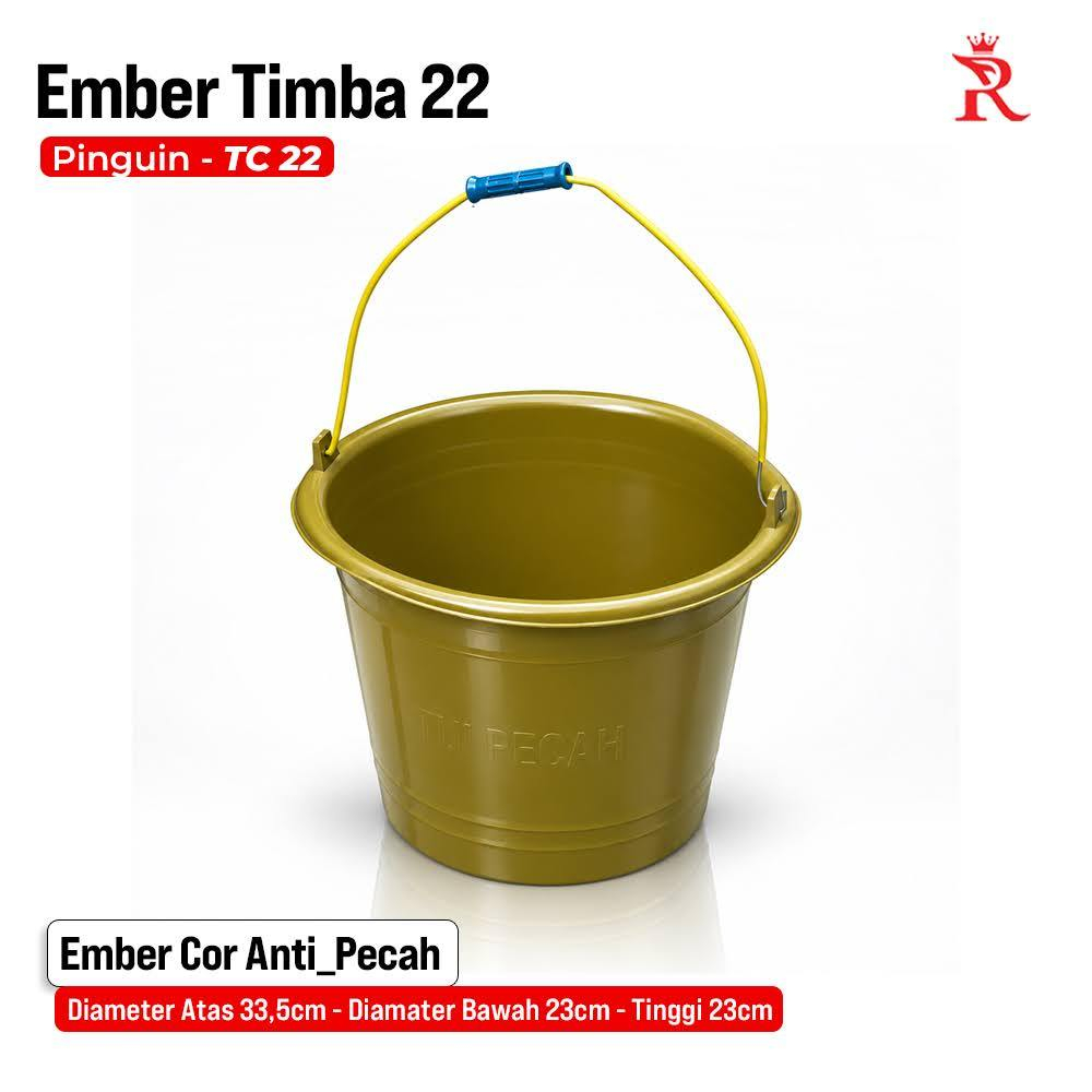 Ember Plastik Gold 16 Liter Ember Cor Proyek Cor - 22 Pinguin Tebal Elastis