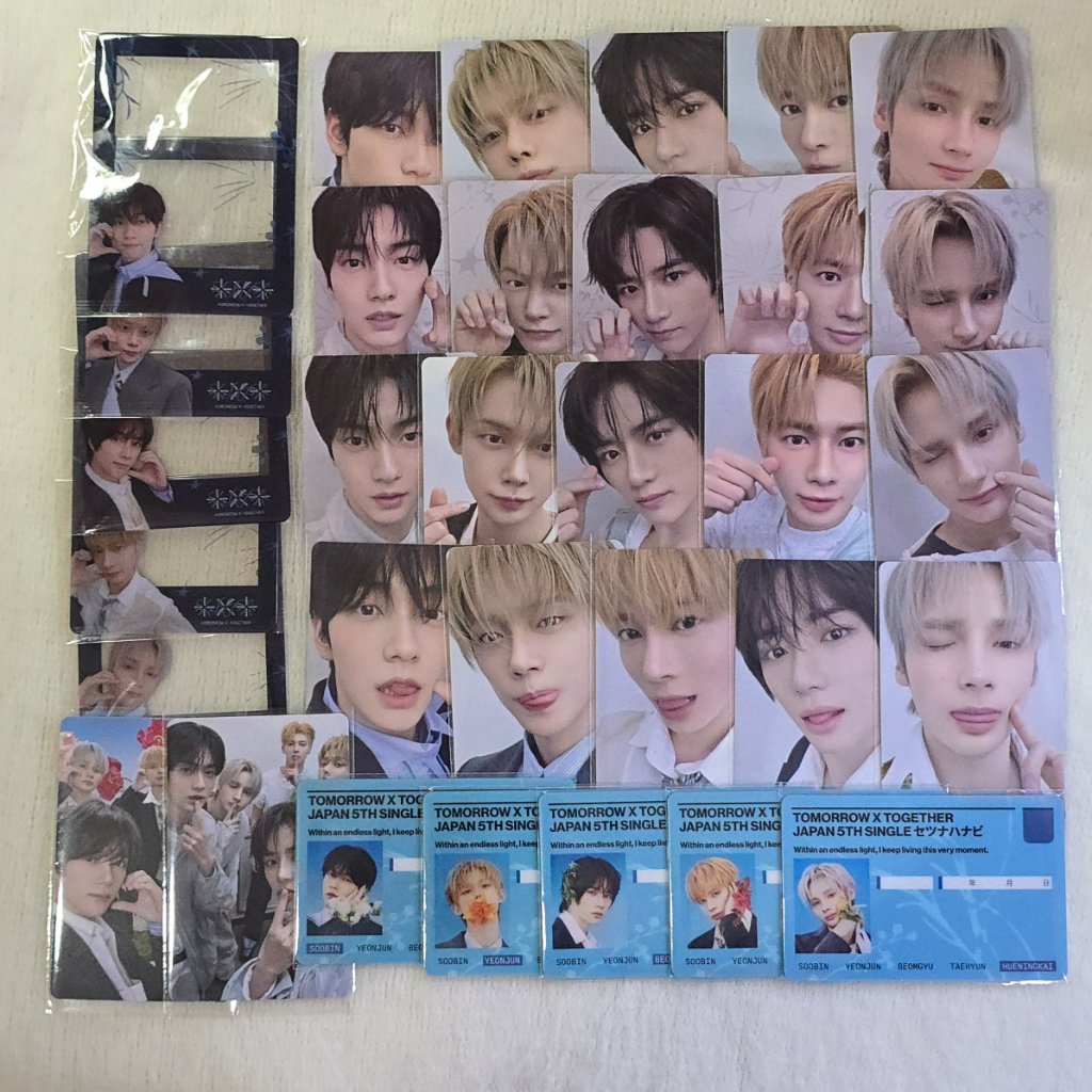 TXT Tomorrow x Together Weverse Japan WVJP POB Setsuna Hanabi Solo Jacket Soljack Photocard PC Soobi