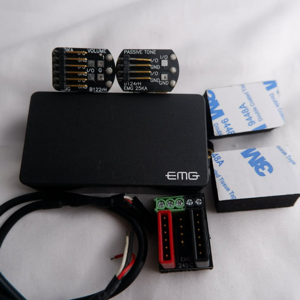 EMG 81 USA Active Humbucker Pickup + Wiring & Potentio n ibanez seymour duncan dimarzio fishman
