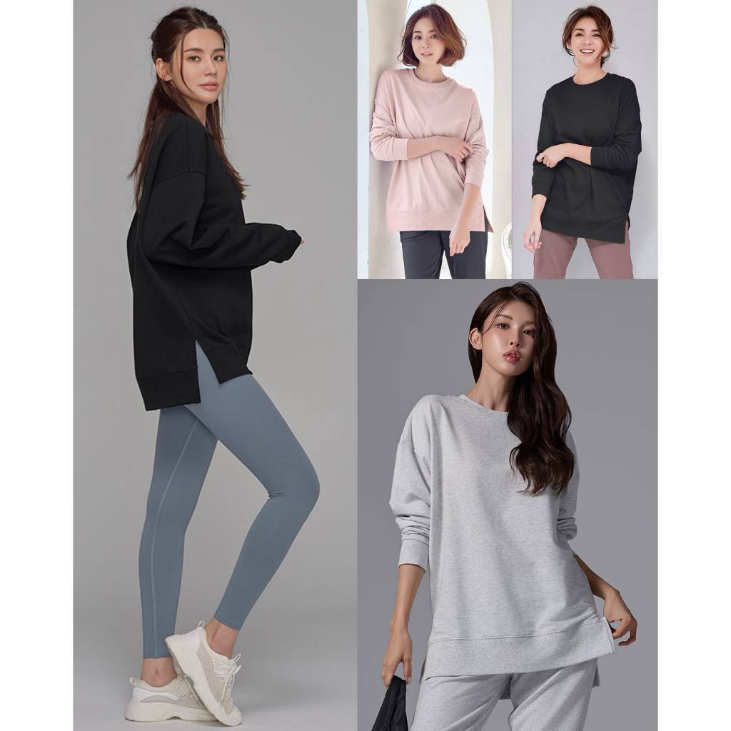 Sweatshirt Lengan Panjang Wanita STL Mono NY Oversized Terry Sweatshirt - 3366