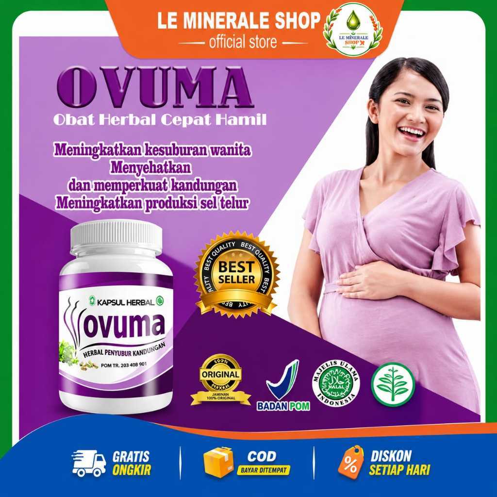 OVUMA OBAT PROMIL CEPAT - PENYUBUR KANDUNGAN - MEMPERKUAT KANDUNGAN - OVUMA ASLI HERBAL 100%