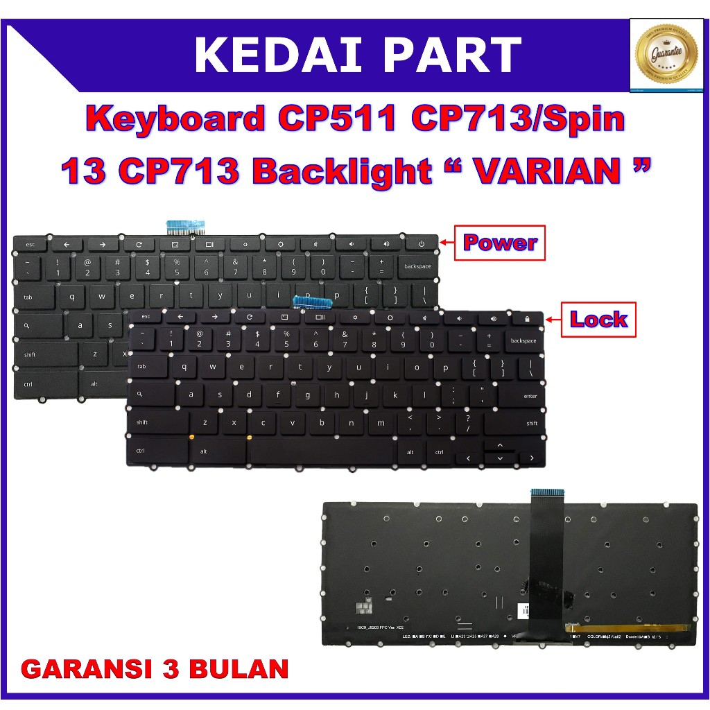 Keyboard Acer Chromebook CP713 CB713 CB713-1W Spin 511 CP511 CP511-1HN CP511-2HT 713 Backlight