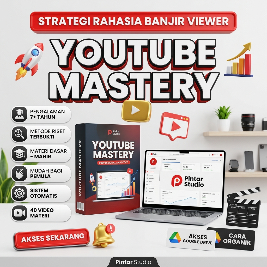 (58) YOUTUBE MASTERY - Strategi rahasia banjir viewer dan subscriber dengan cara organik