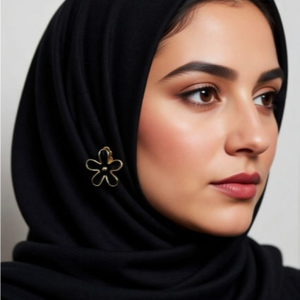 Anting Klip Giwang Jepit Tanpa Tindik Aksesoris Hijab Jilbab Kerudung Wanita Korea Style