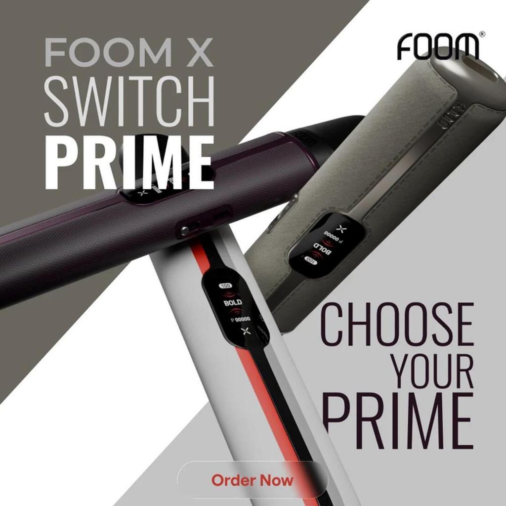 Foom X Switch Prime 1000mAh Bundling Liquid 15ml Flooid Swtch Pods Pod Vape Limited Edition