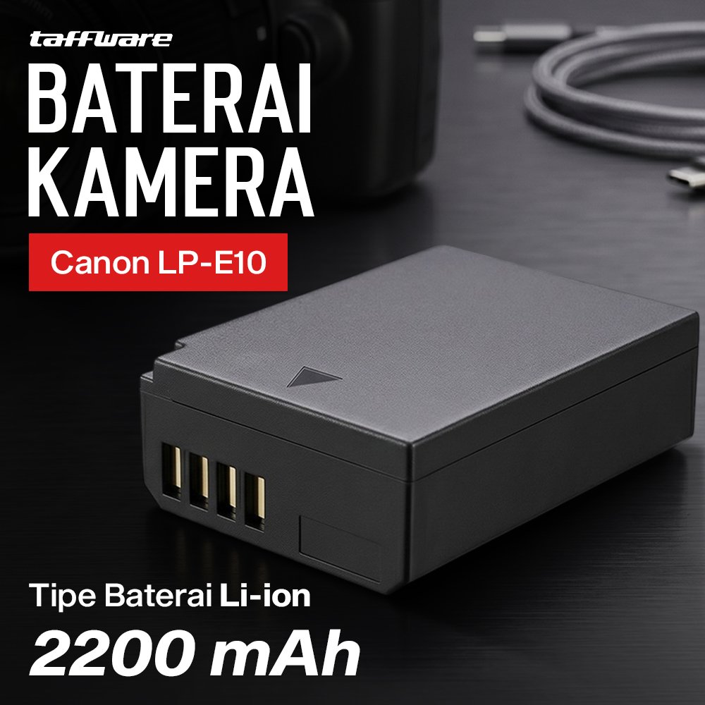 Baterai Kamera Canon 1100D 1200D 1300D 1500D 3000D 2200mAh