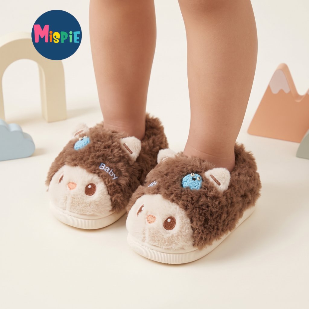 Mispie Sandal Slide Anak Animal Series Brown
