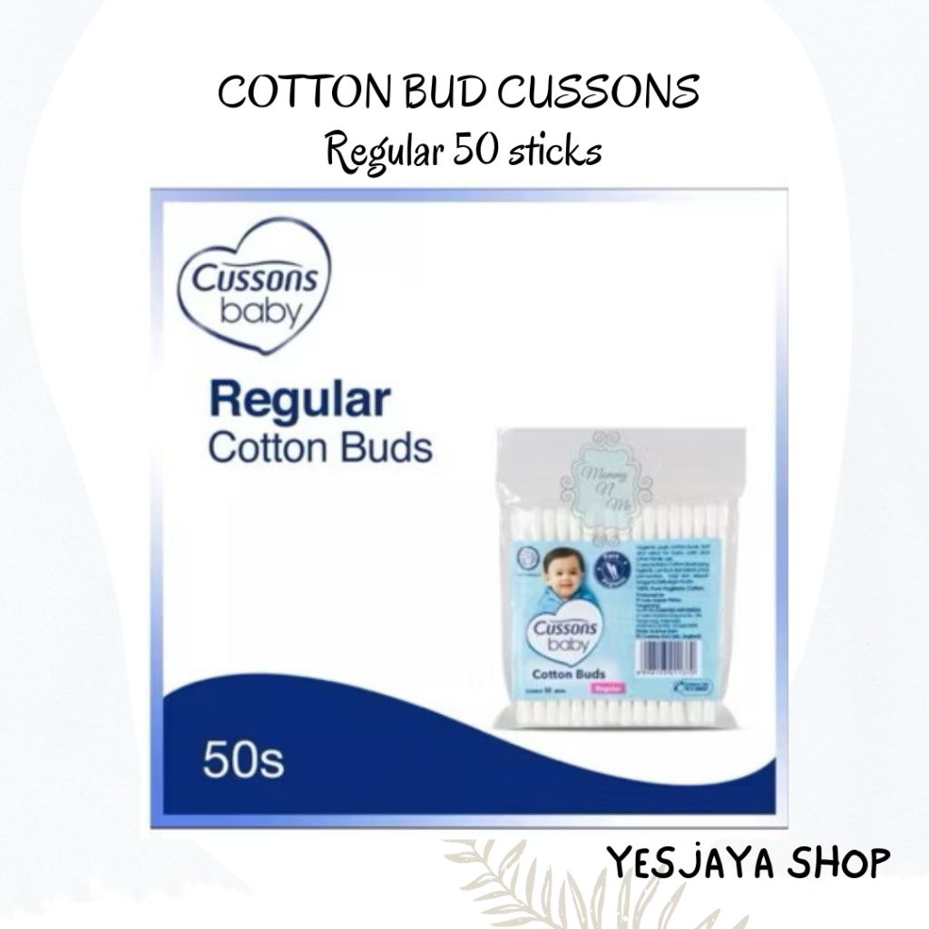 {50PCS} Cussons baby cotton bud regular 50s / COTTON BUD CUSSONS DEWASA 50 STICKS