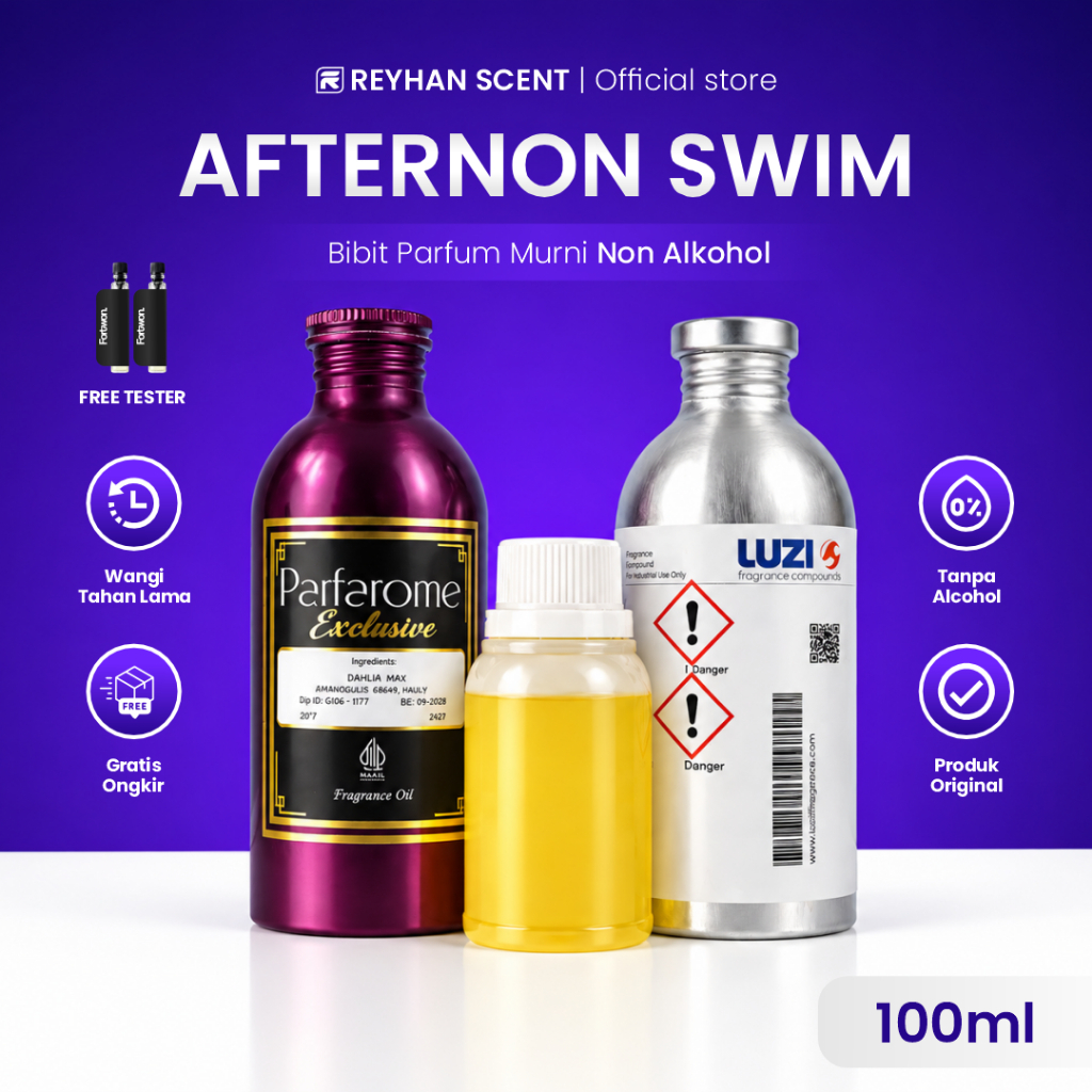 AFTERNOON SWIM - Bibit parfum murni wangi tahan lama - Bibit Minyak Wangi