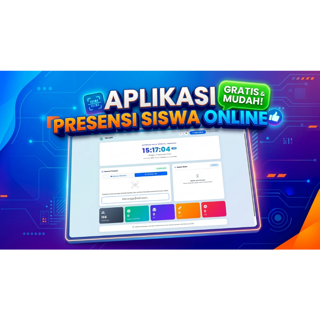 Source Code Web Absensi Sekolah Qr Code Notif Wa