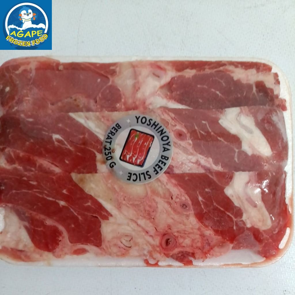Daging Sapi Yoshinoya Beef Slice Berat 250g Slices Daging Saji