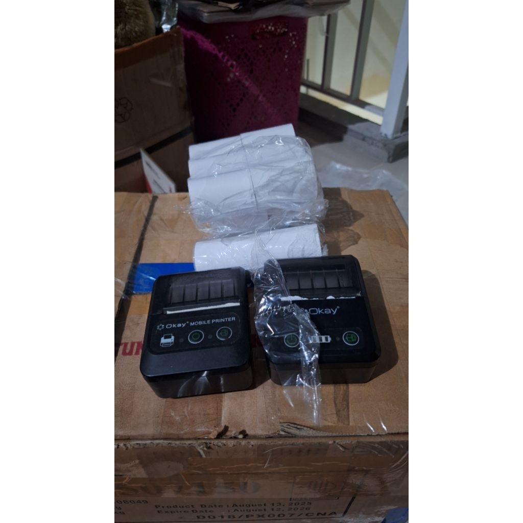 Printer Thermal Bluetooth Portable 58mm [Bekas] Bonus 3 Roll