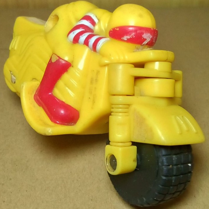 Mainan Happy meal Mcd Ronald Motorcycle