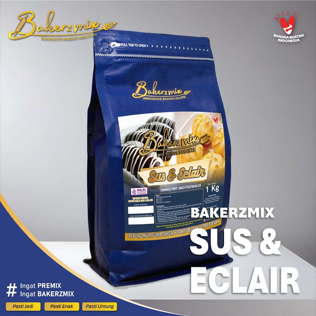 Bakerzmix Tepung Premix Sus & Eclair 1 Kg