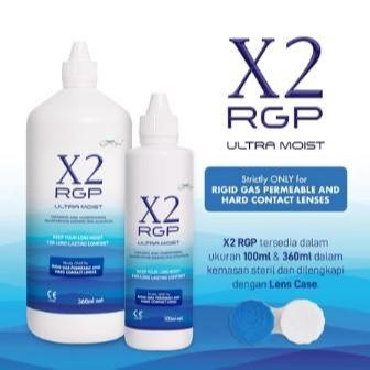 X2 RGP Ultramoist Solution Pembersih Lensa Kontak Hard Lens