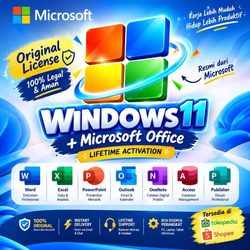 Windows 11 Home | Pro | Education | Enterprise | LTSC - Original Lifetime