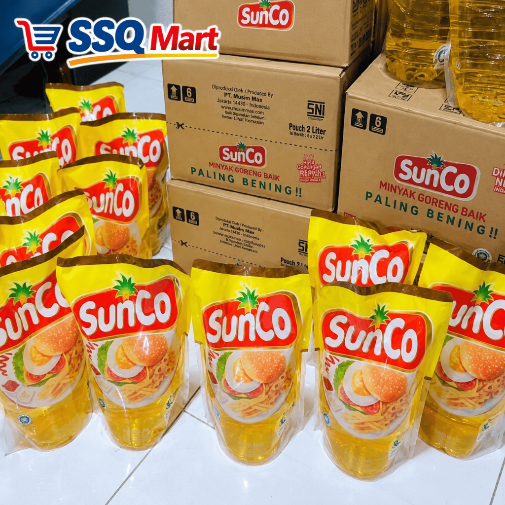 COD Minyak Goreng Sunco 2 Liter 1 Dus/Karton | Sanco 2L Grosir Murah