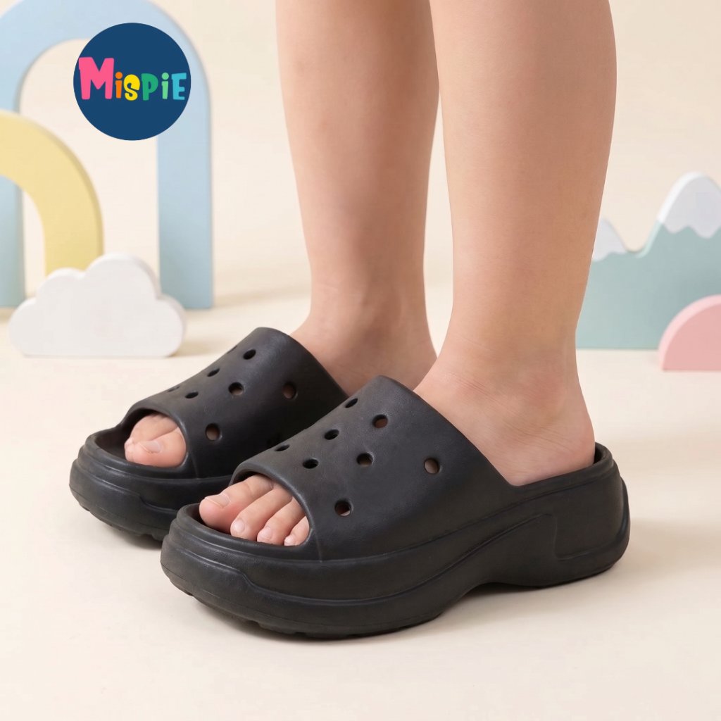 Sandal Mispie Dewasa Slide Black