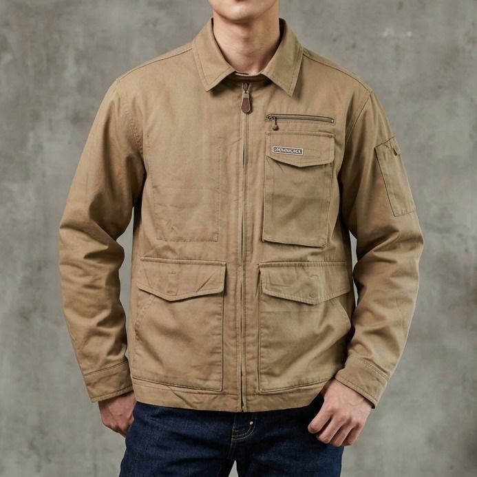 NOMURA Military Multi Pocket Utility Work Jacket Second Preloved