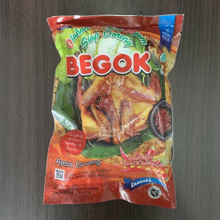 AYAM UTUH GORENG BEGOK / AYAM GORENG 1 EKOR / ADA SAMABAL - BEGOK