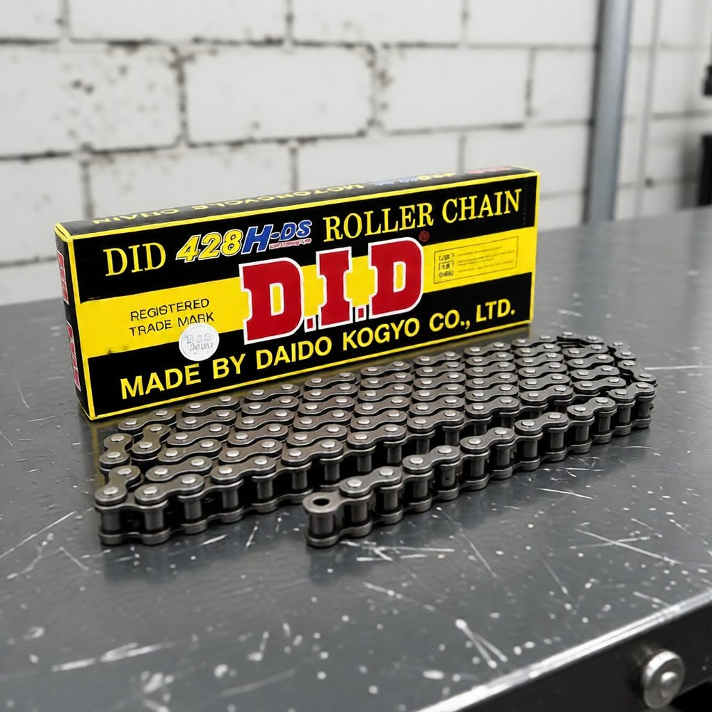 Rantai Motor DID Drive Chain 428H-DS (DURABILITY SPEC) X 120L DID Japan Original