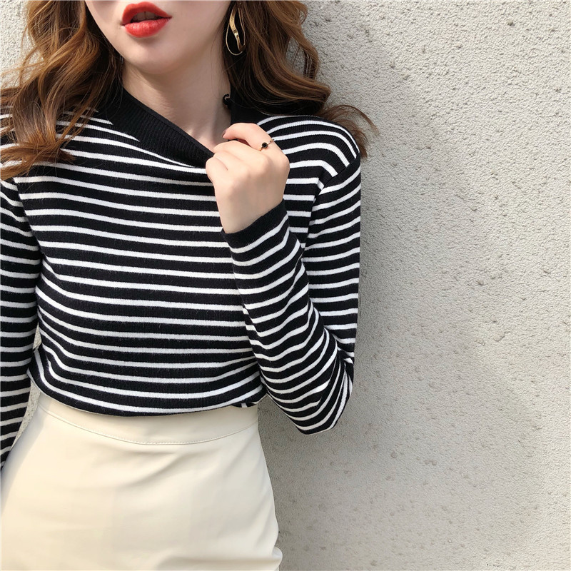 [TTEUDA] Inner Rajut Turtleneck Lengan Panjang Model Terbaru | Dalaman Hijab | Atasan Rajut TM