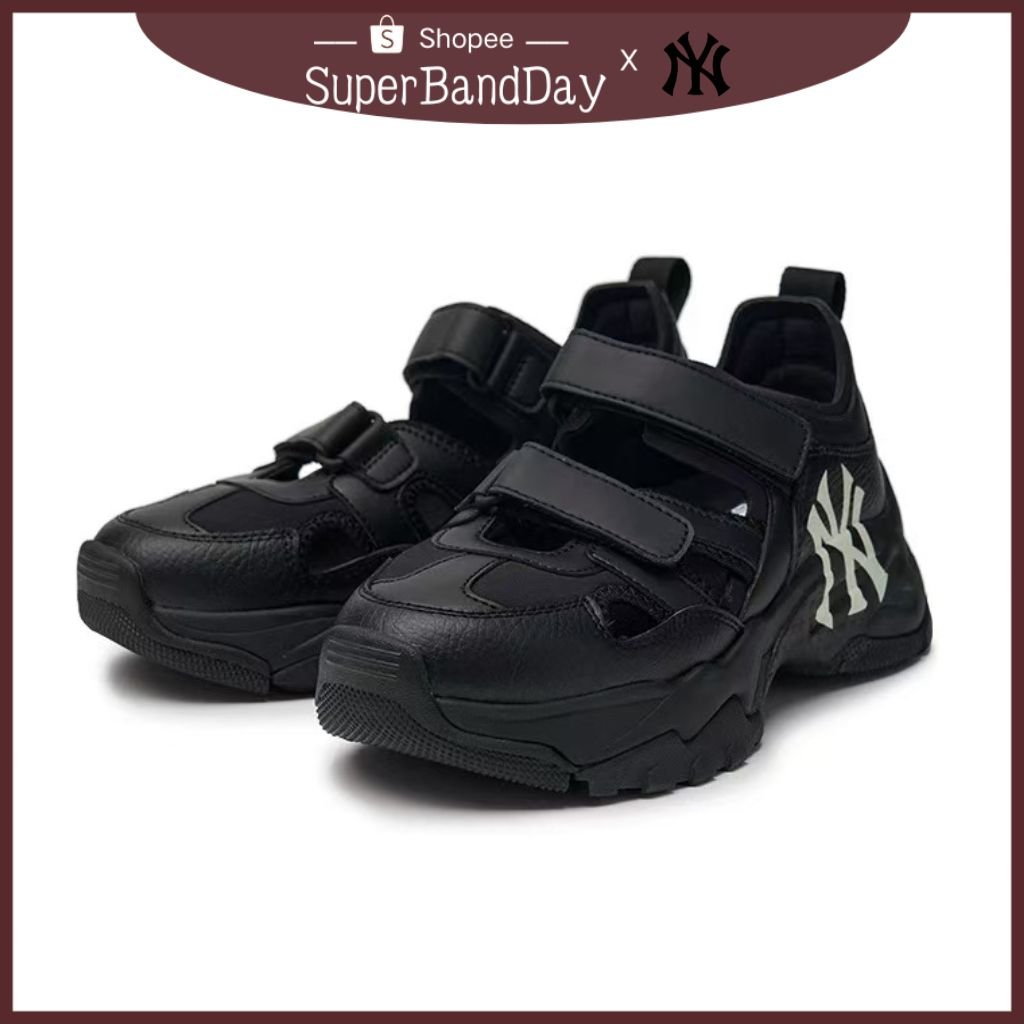 Sepatu Sneakers Pria Wanita MLB sandals olahraga tebal B original 100% BNIB Nyaman dan Bernapas Sepa