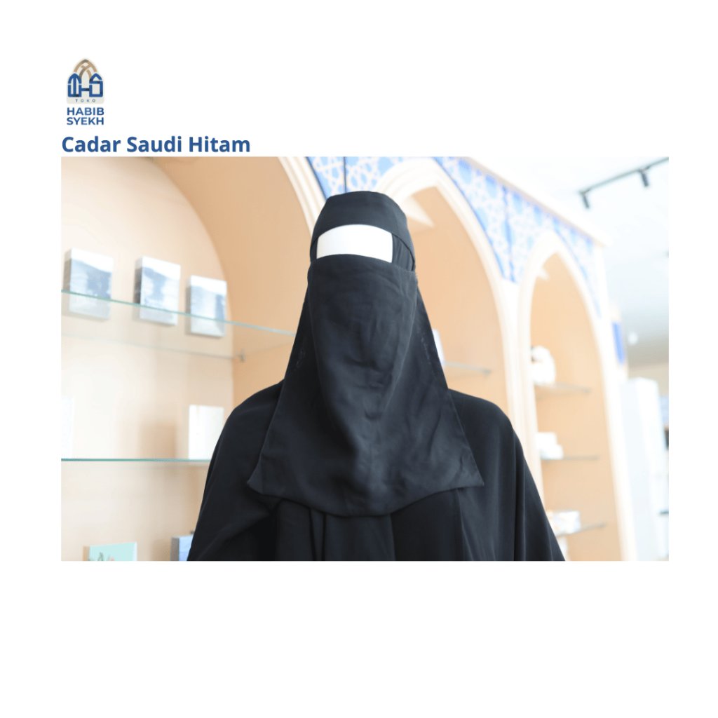 Cadar Saudi Hitam / Cadar Sifon Yaman Hitam