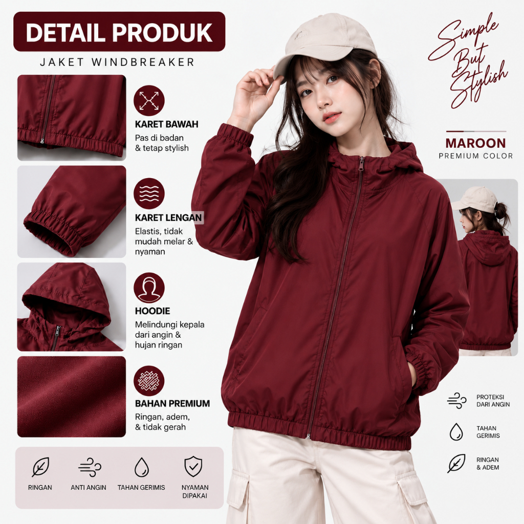 Aizora.Co - Jaket Parasut Despo Premium Sauna Zumba Gym Jogging Sport Running Hiking
