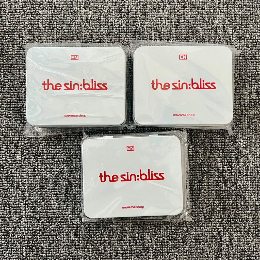 [READY STOCK] ENHYPEN THE SIN BLISS | TIN CASE OFFICIAL POB WEVERSE GLOBAL
