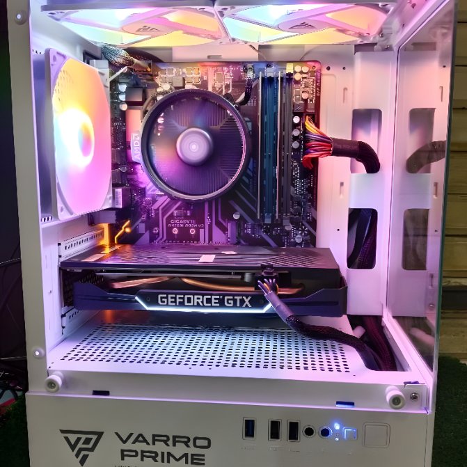 PC gaming AMD Ryzen 5-5500+VGA GTX1660 Super 6GB+Ssd 128GB+Hd 500GB+RaM 8GB