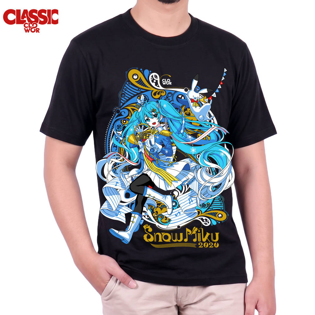 CLOWOR CLASSIC Kaos Snow Miku 2020 Anime Vocaloid