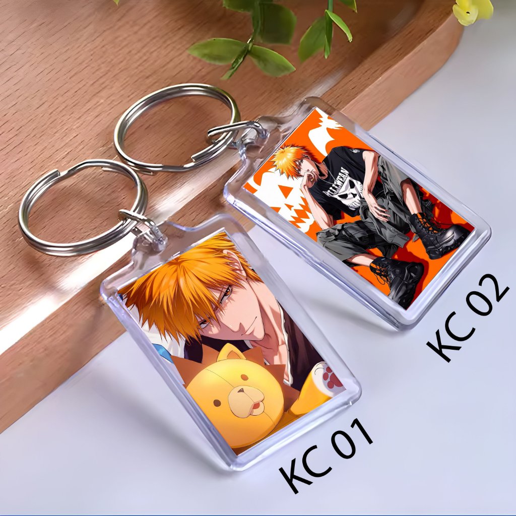Keychain  Ichigo Kurosaki Bleach - Keychain Anime - Keychain - Ichigo Kurosaki Bleach