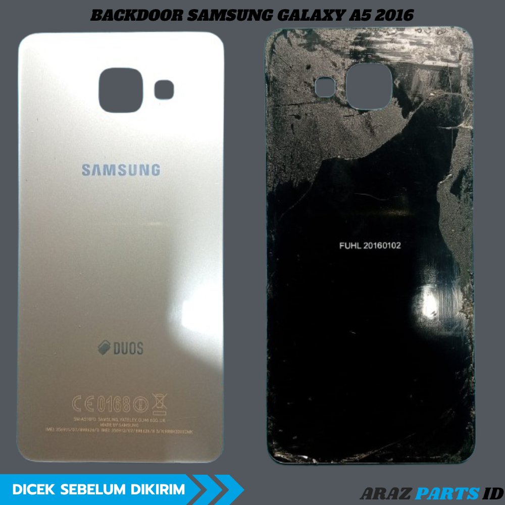 BACKDOOR SAMSUNG GALAXY A5 2016 BEKAS