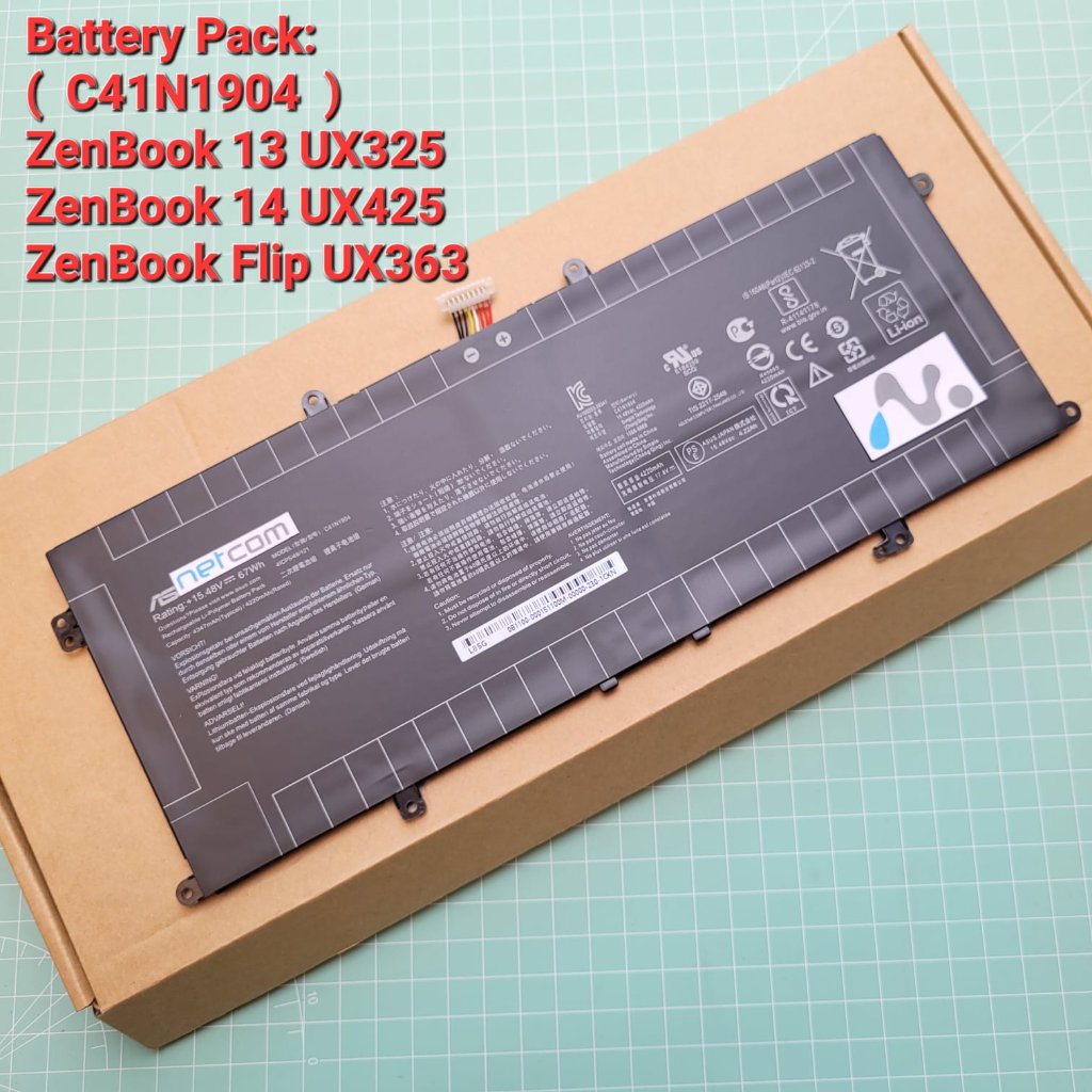 BATERAI LAPTOP ASUS ZenBook Flip 13 UX363EA UX363JA | KODE - C41N1904 | ASUS ZenBook S  Flip S UX393