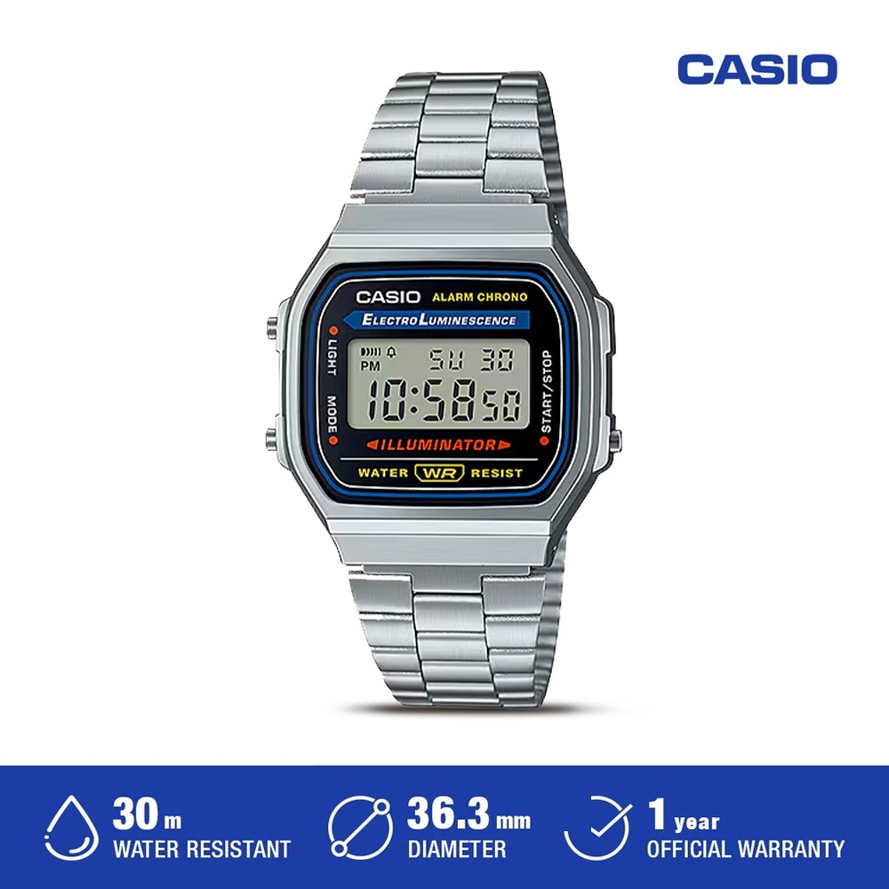 Casio Jam Tangan Pria A168WA-1WDF