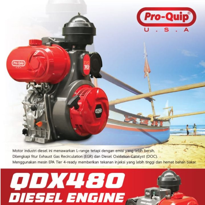 Mesin Engine Diesel Solar Proquip QDX 480 Proquip
