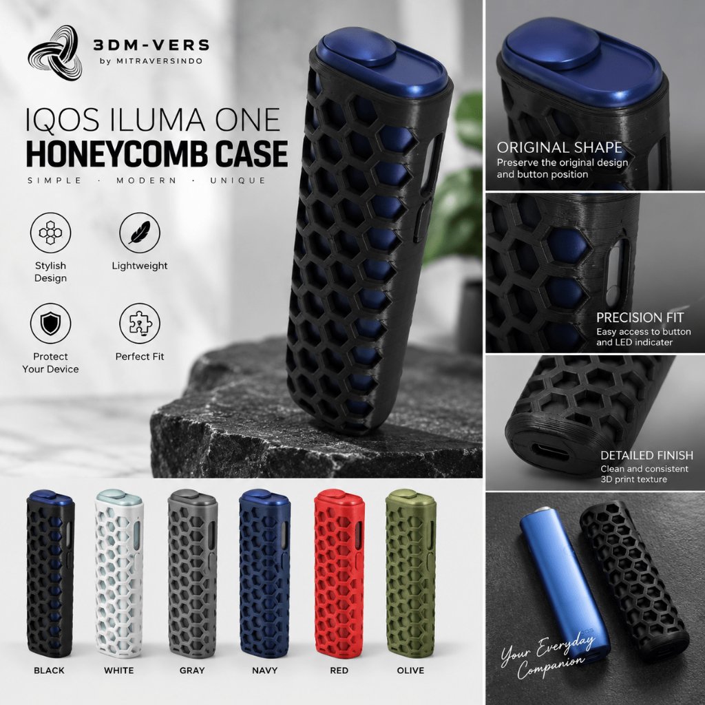 Pelindung ILUMA ONE Case Cover NEW Honeycomb Hexagon