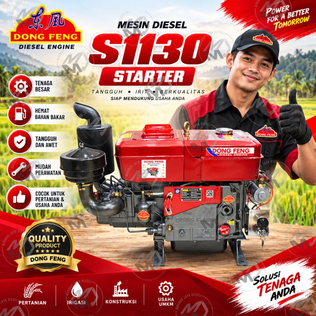 Diesel Penggerak DongFeng S1130 - 33PK