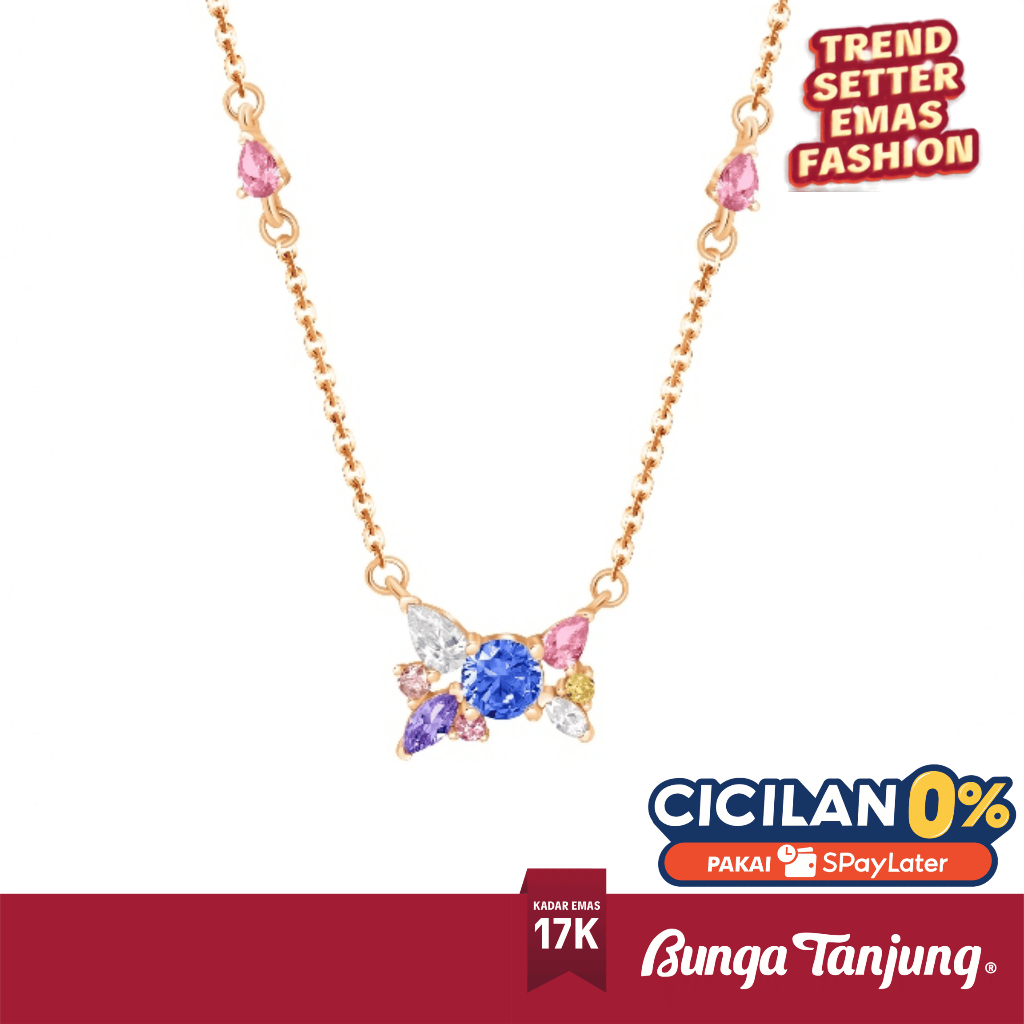 KALUNG AURA - SDW GOLD - EMAS 18K - BUNGA TANJUNG GOLD