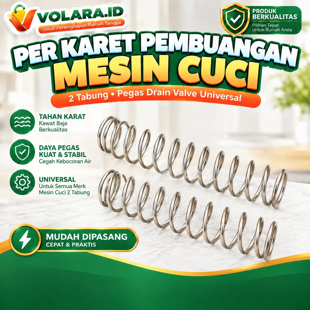 Per Mesin Cuci 2 Tabung Pegas Pembuangan Air Karet Drain Valve Universal untuk Sharp LG Polytron