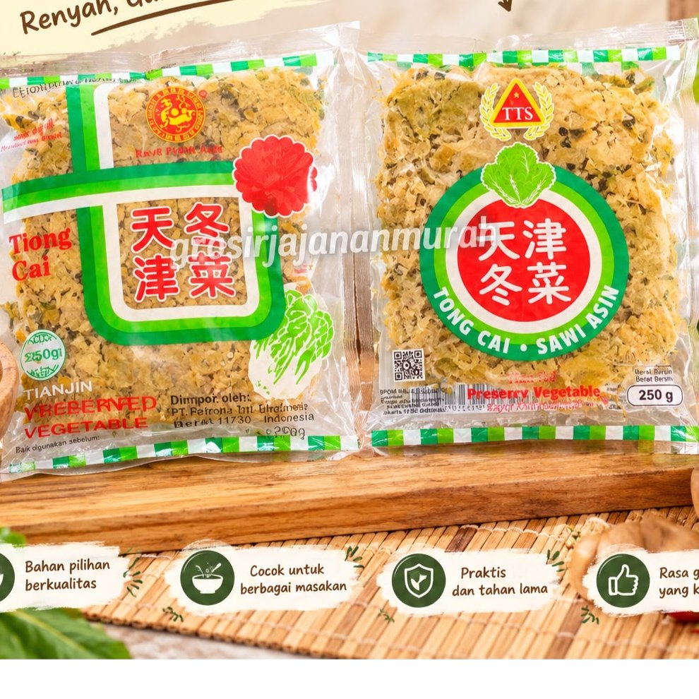 TTS TONGCAI SAYUR LOBAK SAWI ASIN TONG CAI DONG CAI TTS SAYURAN KERING IMPORT MURAH SUPPLIER CATERIN